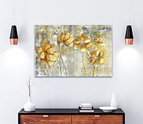 Obraz Veľké zlaté kvety 1820